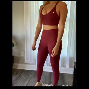 Maroon Workout Set
